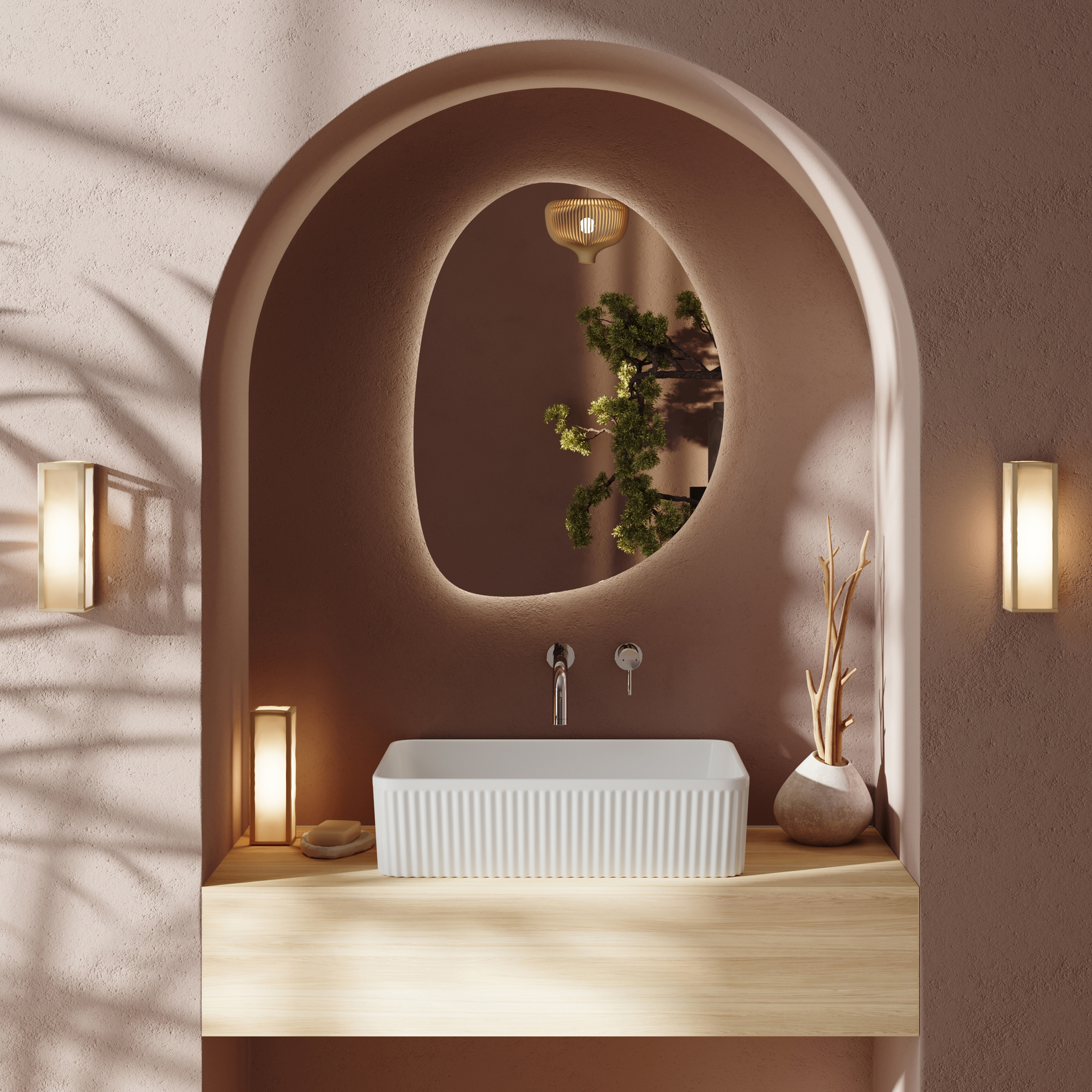 immersive bathroom design 