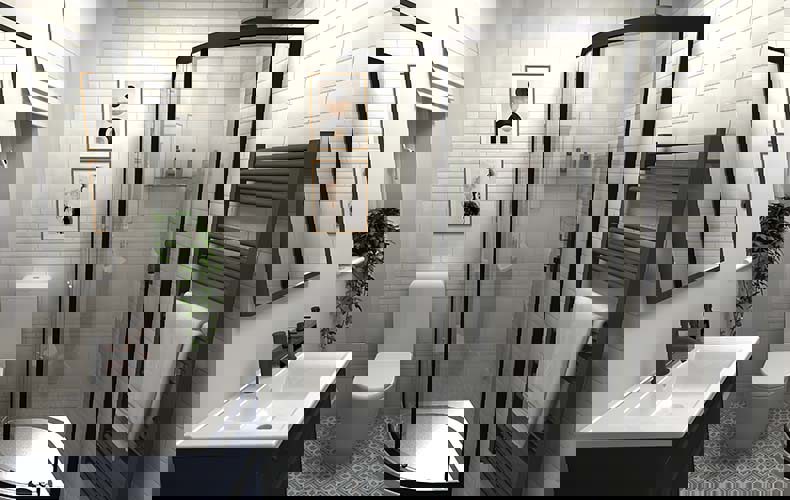 Tiny Bathroom Layout