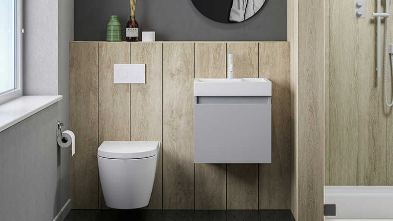 Scandinavian Grey Bathroom