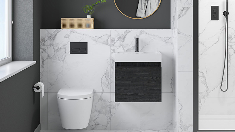 Marble Grey Bathroom