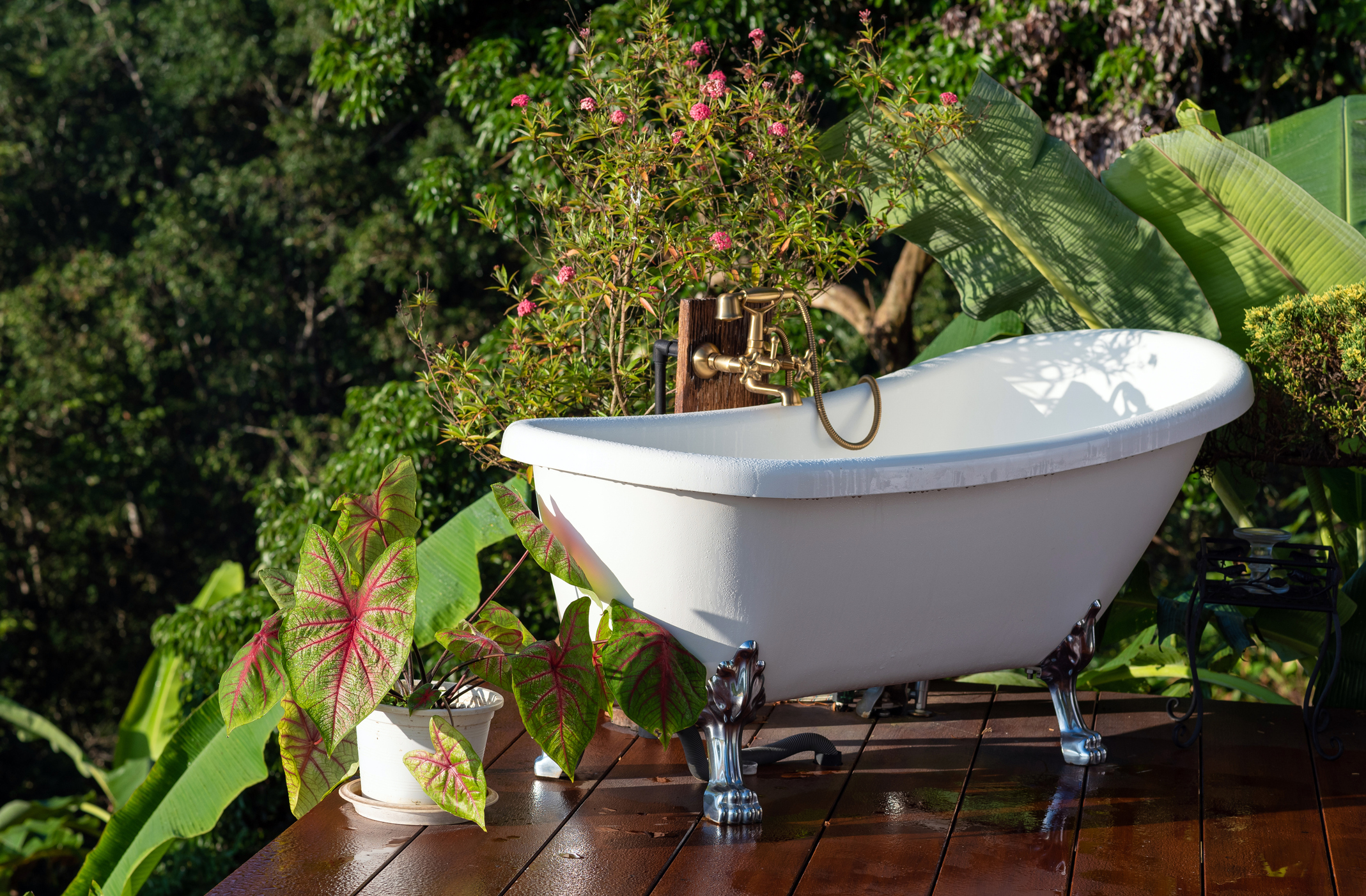 outdoor bath ideas 
