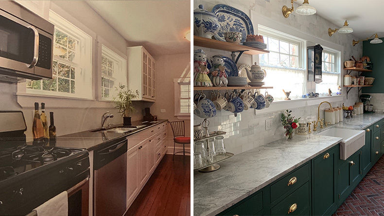 Before and After Kitchen