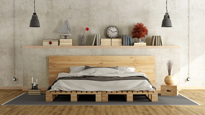 pallet bed