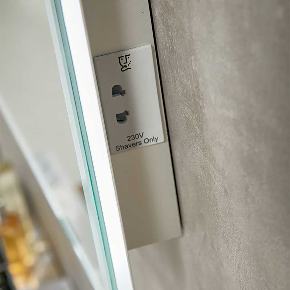 Mirrors with Shaver Sockets